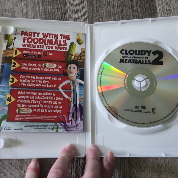Cloudy with a Chance of Meatballs 1 & 2 DVD Set - Family Movie - Animated - Picture 4 of 9